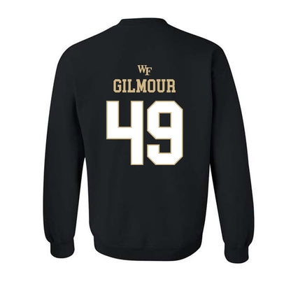 Wake Forest - NCAA Football : Eli Gilmour - Sports Shersey Crewneck Sweatshirt-1
