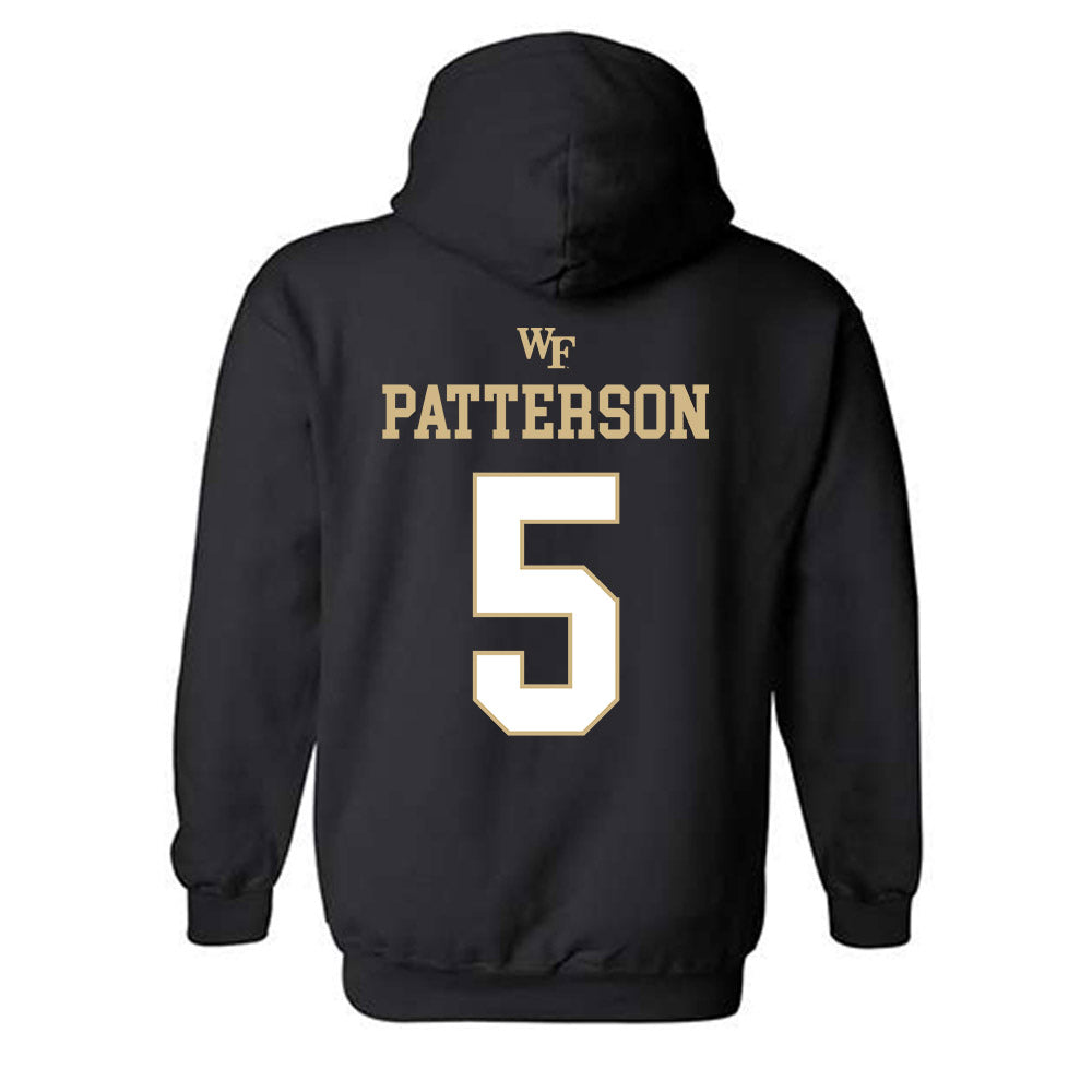 Wake Forest - NCAA Football : Davaughn Patterson - Sports Shersey Hooded Sweatshirt-1