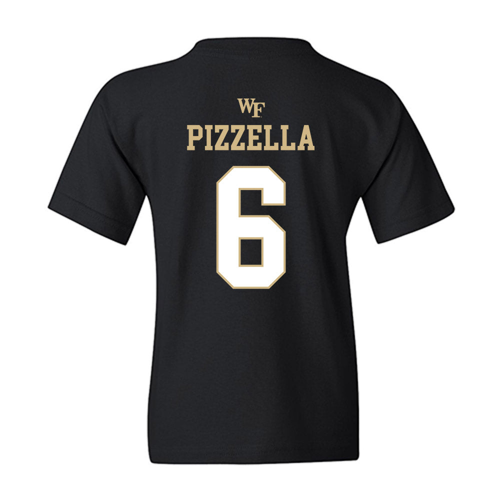 Wake Forest - NCAA Football : Steele Pizzella - Sports Shersey Youth T-Shirt-1