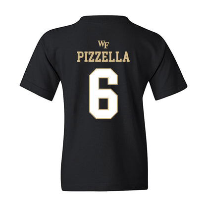 Wake Forest - NCAA Football : Steele Pizzella - Sports Shersey Youth T-Shirt-1