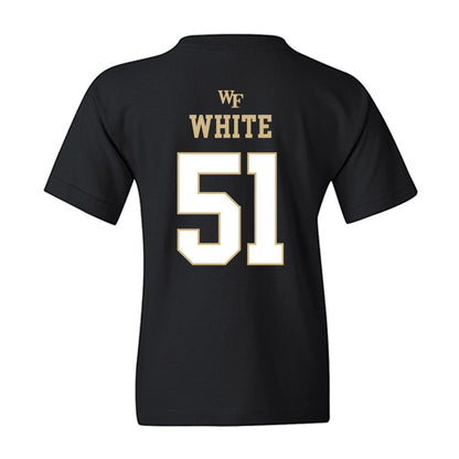 Wake Forest - NCAA Football : Luke White - Sports Shersey Youth T-Shirt-1