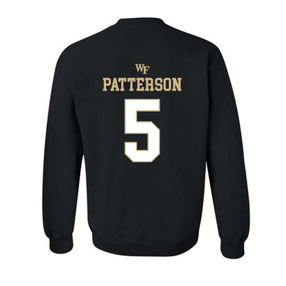 Wake Forest - NCAA Football : Davaughn Patterson - Sports Shersey Crewneck Sweatshirt-1
