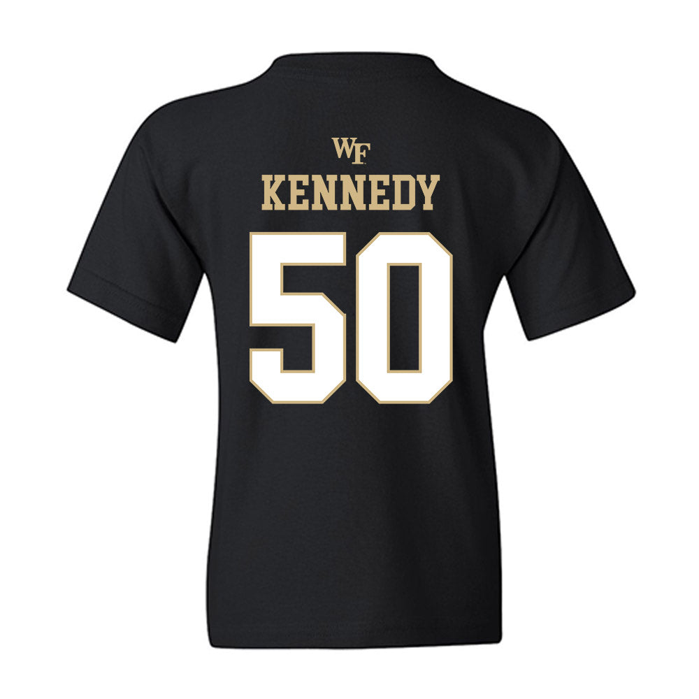 Wake Forest - NCAA Football : Jamarion Kennedy - Sports Shersey Youth T-Shirt-1