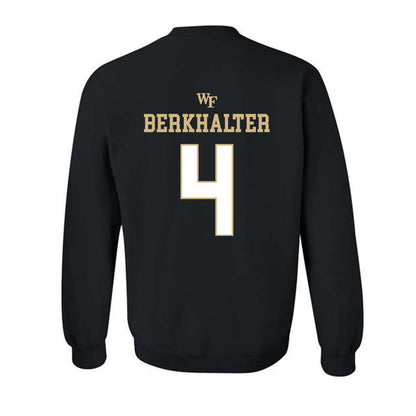 Wake Forest - NCAA Football : Sterling Berkhalter - Sports Shersey Crewneck Sweatshirt-1