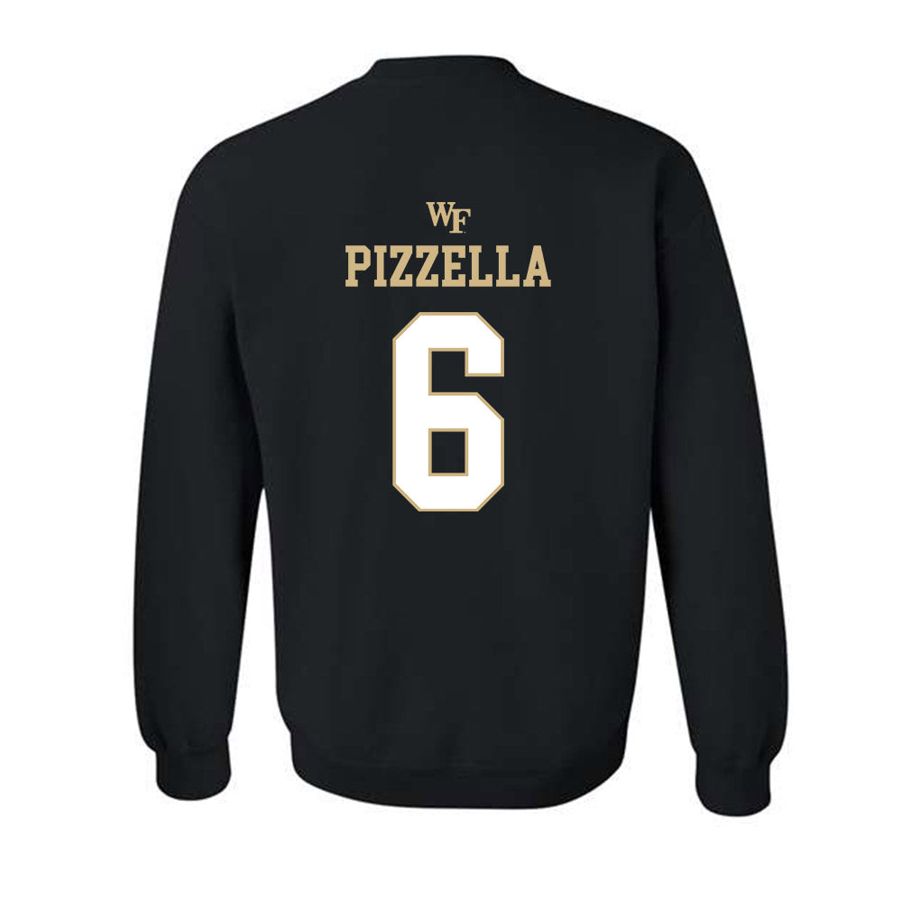 Wake Forest - NCAA Football : Steele Pizzella - Sports Shersey Crewneck Sweatshirt-1