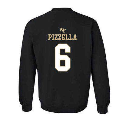 Wake Forest - NCAA Football : Steele Pizzella - Sports Shersey Crewneck Sweatshirt-1