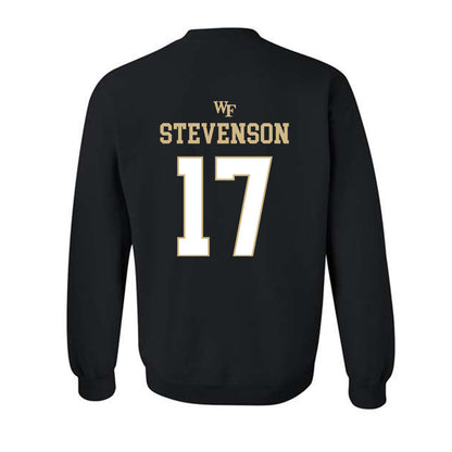 Wake Forest - NCAA Football : Zamari Stevenson - Sports Shersey Crewneck Sweatshirt-1