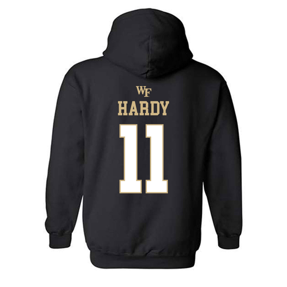 Wake Forest - NCAA Football : Langston Hardy - Sports Shersey Hooded Sweatshirt-1