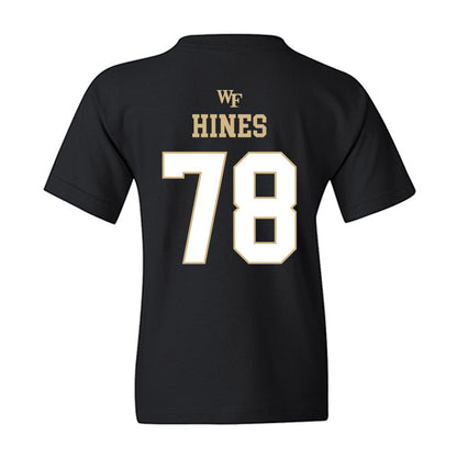 Wake Forest - NCAA Football : Jack Hines - Sports Shersey Youth T-Shirt-1