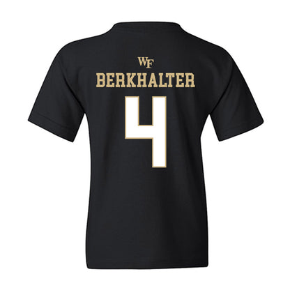Wake Forest - NCAA Football : Sterling Berkhalter - Sports Shersey Youth T-Shirt-1