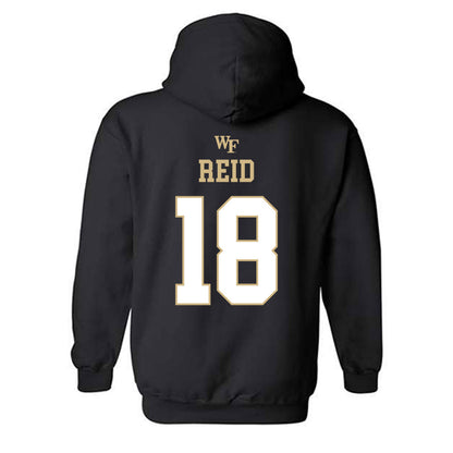 Wake Forest - NCAA Football : Elijah Reid - Sports Shersey Hooded Sweatshirt-1
