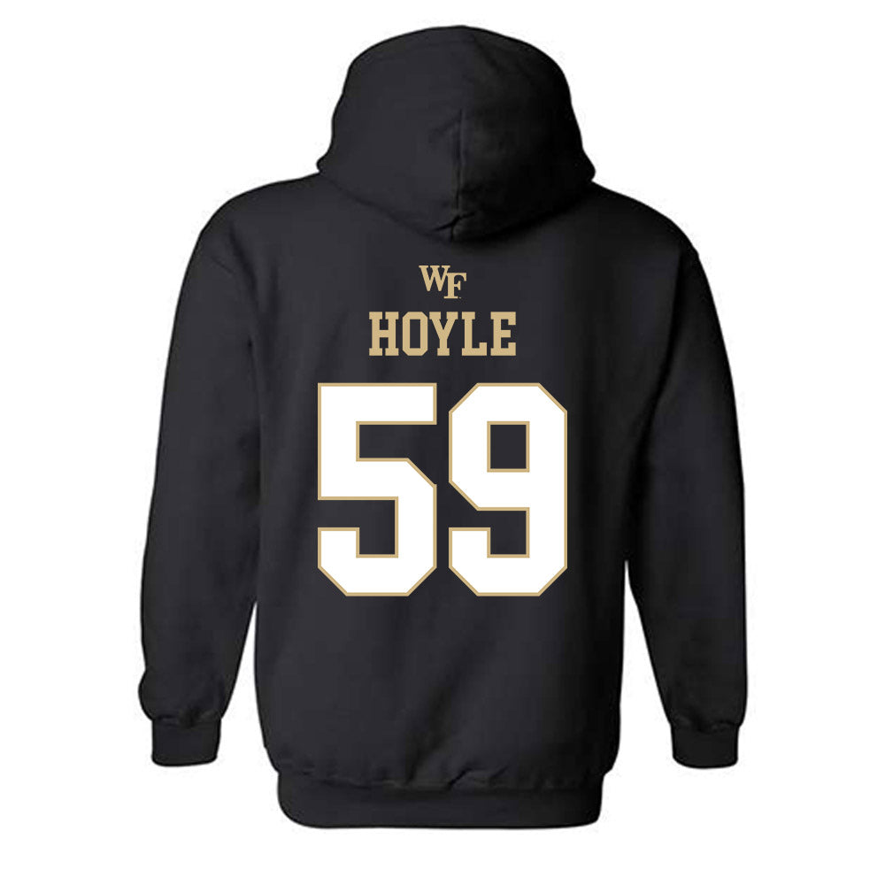 Wake Forest - NCAA Football : Brandon Hoyle - Sports Shersey Hooded Sweatshirt-1