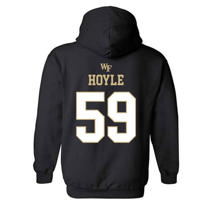 Wake Forest - NCAA Football : Brandon Hoyle - Sports Shersey Hooded Sweatshirt-1