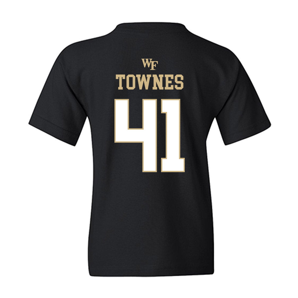 Wake Forest - NCAA Football : Kalil Townes - Sports Shersey Youth T-Shirt-1
