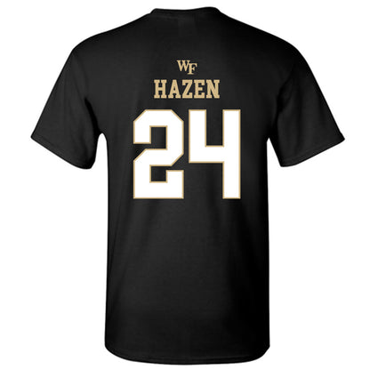 Wake Forest - NCAA Football : Dylan Hazen - Sports Shersey T-Shirt-1