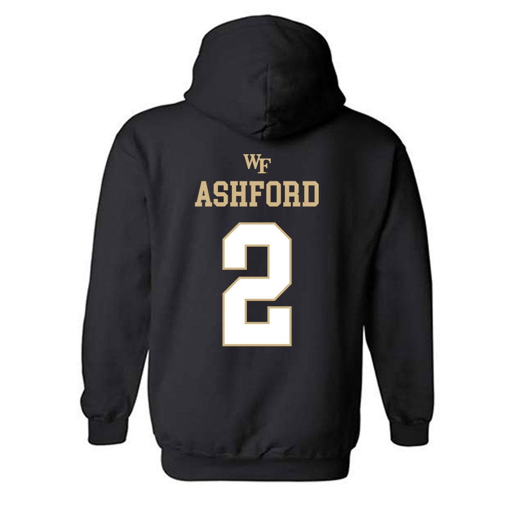 Wake Forest - NCAA Football : Robby Ashford - Sports Shersey Hooded Sweatshirt-1