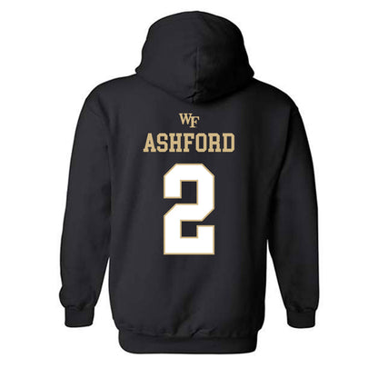 Wake Forest - NCAA Football : Robby Ashford - Sports Shersey Hooded Sweatshirt-1