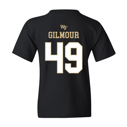 Wake Forest - NCAA Football : Eli Gilmour - Sports Shersey Youth T-Shirt-1