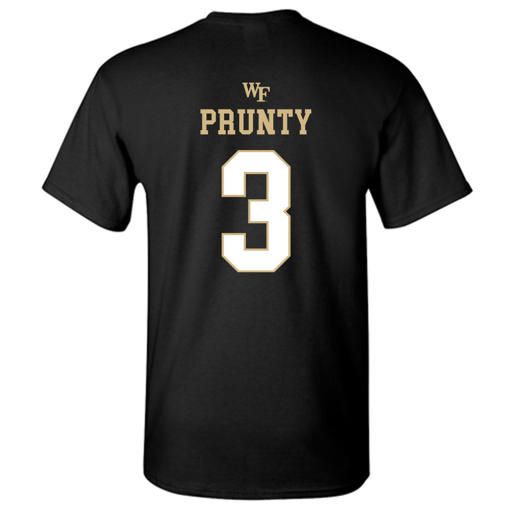 Wake Forest - NCAA Football : Karon Prunty - Sports Shersey T-Shirt-1