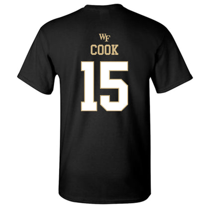 Wake Forest - NCAA Football : Devin Cook - Sports Shersey T-Shirt-1