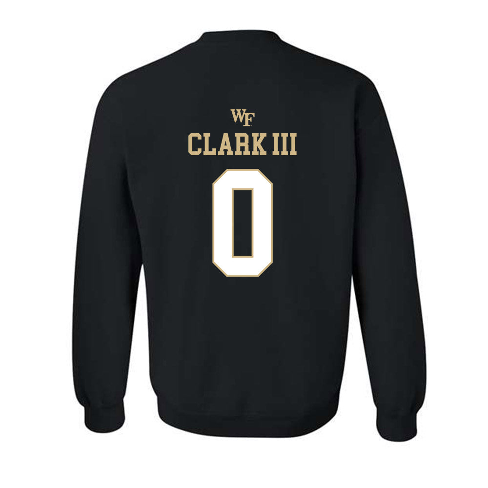 Wake Forest - NCAA Football : Ty Clark III - Sports Shersey Crewneck Sweatshirt-1