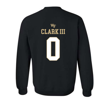 Wake Forest - NCAA Football : Ty Clark III - Sports Shersey Crewneck Sweatshirt-1