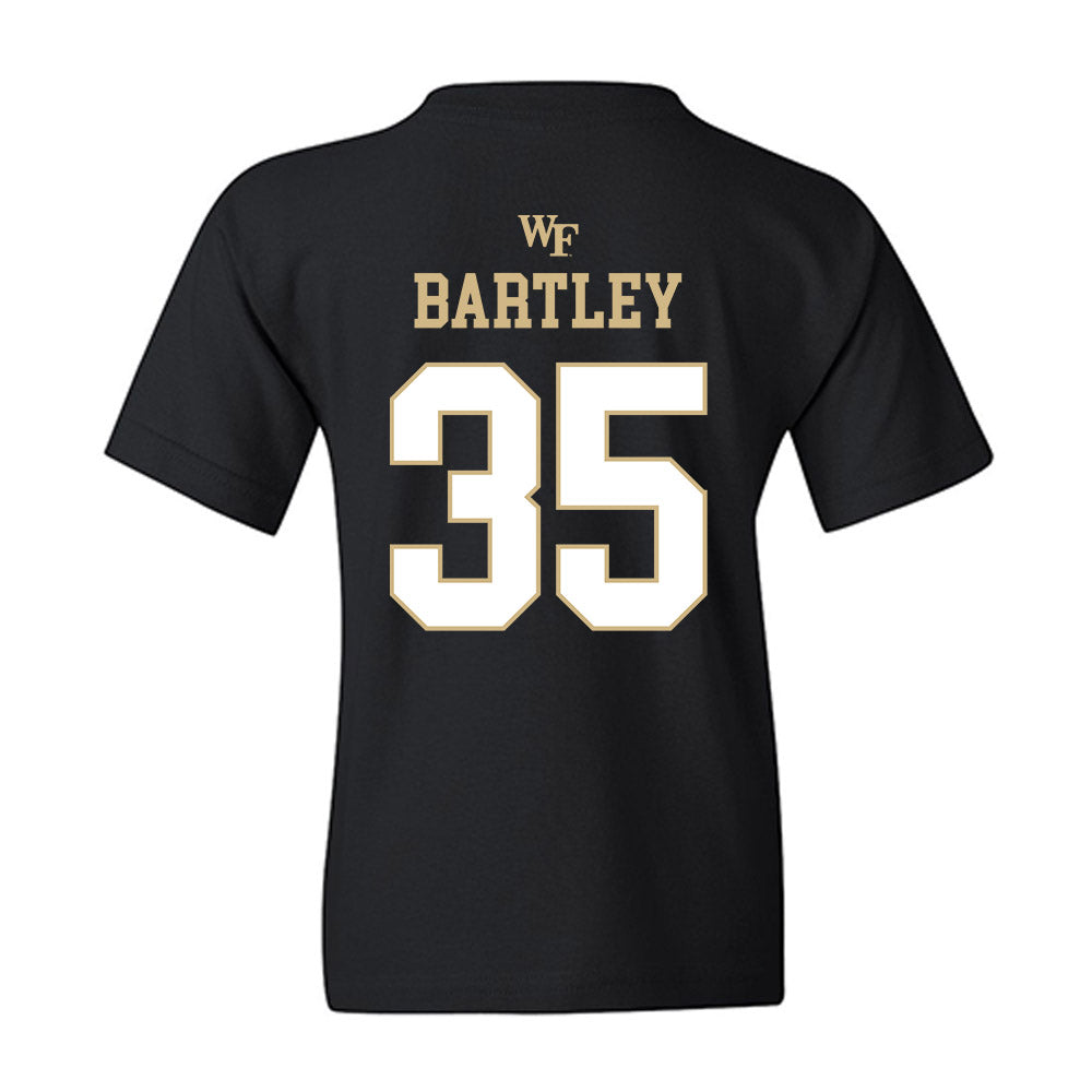 Wake Forest - NCAA Football : Koredell Bartley - Sports Shersey Youth T-Shirt-1