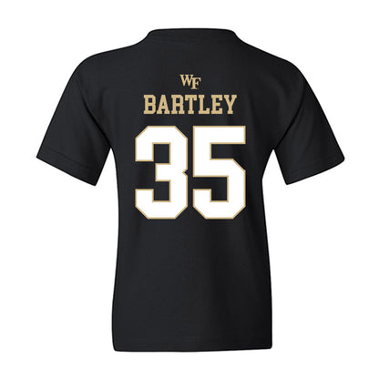 Wake Forest - NCAA Football : Koredell Bartley - Sports Shersey Youth T-Shirt-1