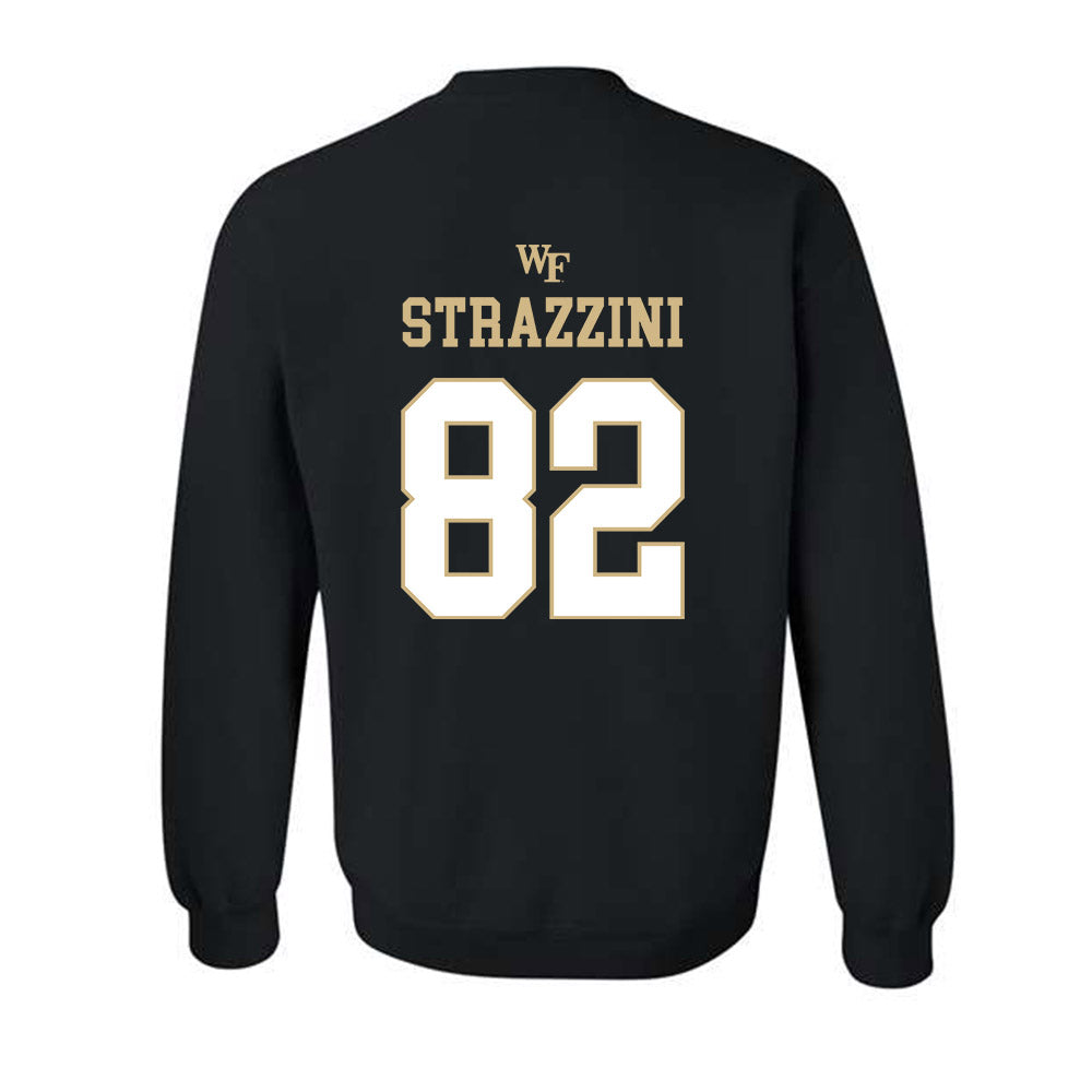 Wake Forest - NCAA Football : Luca Strazzini - Sports Shersey Crewneck Sweatshirt-1