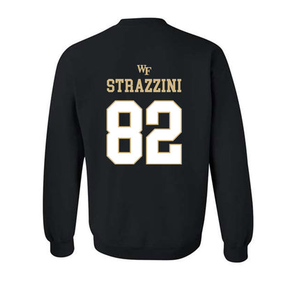 Wake Forest - NCAA Football : Luca Strazzini - Sports Shersey Crewneck Sweatshirt-1