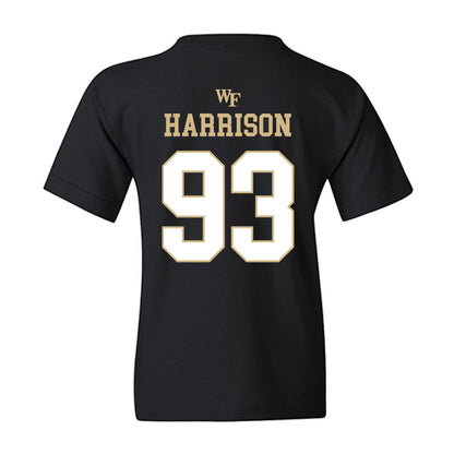 Wake Forest - NCAA Football : Josh Harrison - Sports Shersey Youth T-Shirt-1