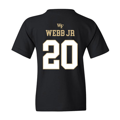 Wake Forest - NCAA Football : Lardarius Webb Jr - Sports Shersey Youth T-Shirt-1