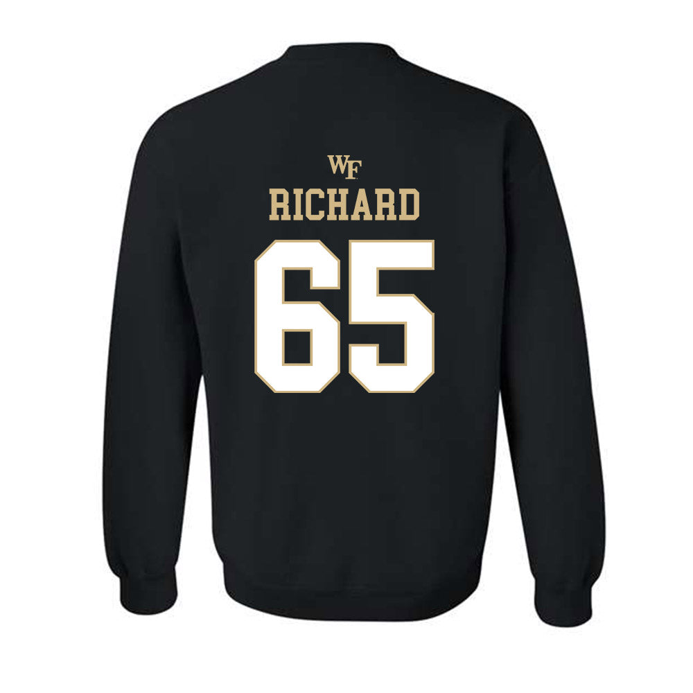 Wake Forest - NCAA Football : Clinton Richard - Sports Shersey Crewneck Sweatshirt-1