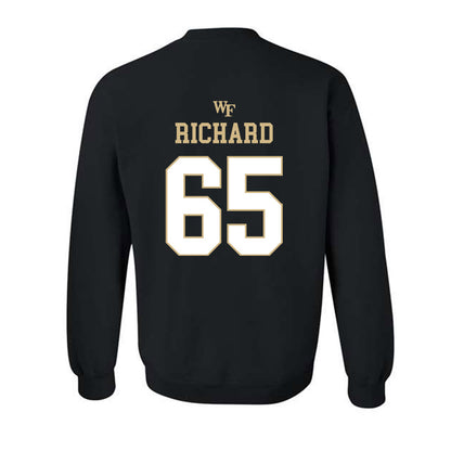 Wake Forest - NCAA Football : Clinton Richard - Sports Shersey Crewneck Sweatshirt-1
