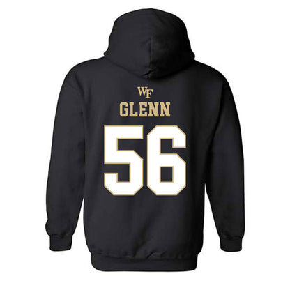 Wake Forest - NCAA Football : Ameir Glenn - Hooded Sweatshirt Sports Shersey