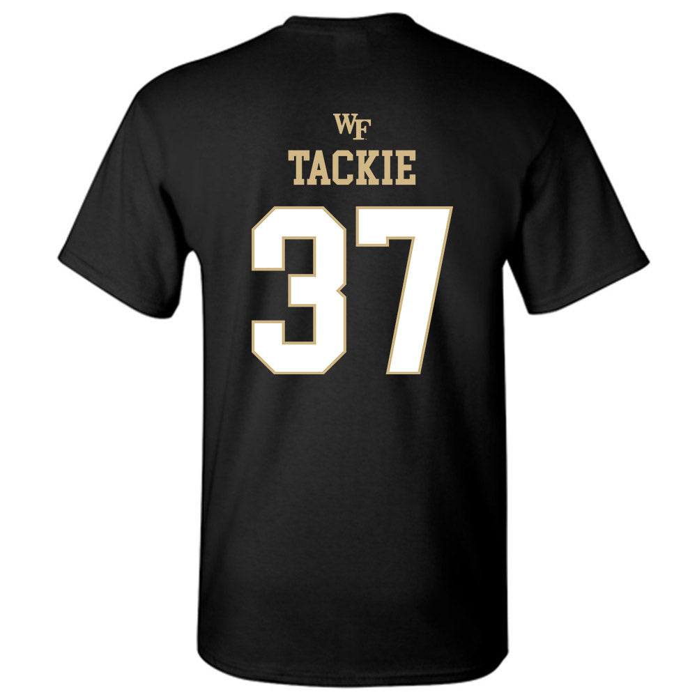Wake Forest - NCAA Football : William Tackie - Sports Shersey T-Shirt-1