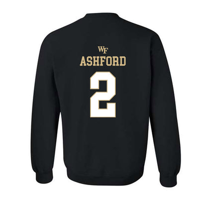 Wake Forest - NCAA Football : Robby Ashford - Sports Shersey Crewneck Sweatshirt-1