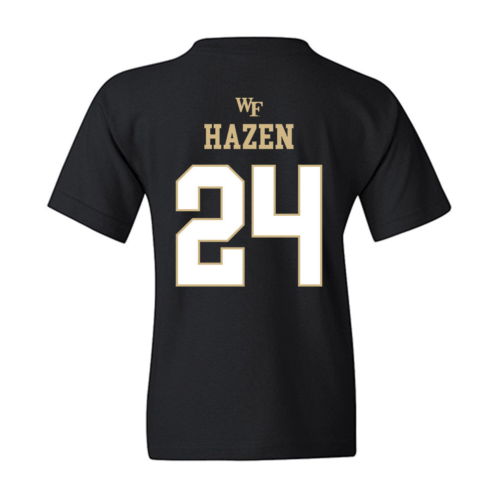 Wake Forest - NCAA Football : Dylan Hazen - Sports Shersey Youth T-Shirt-1