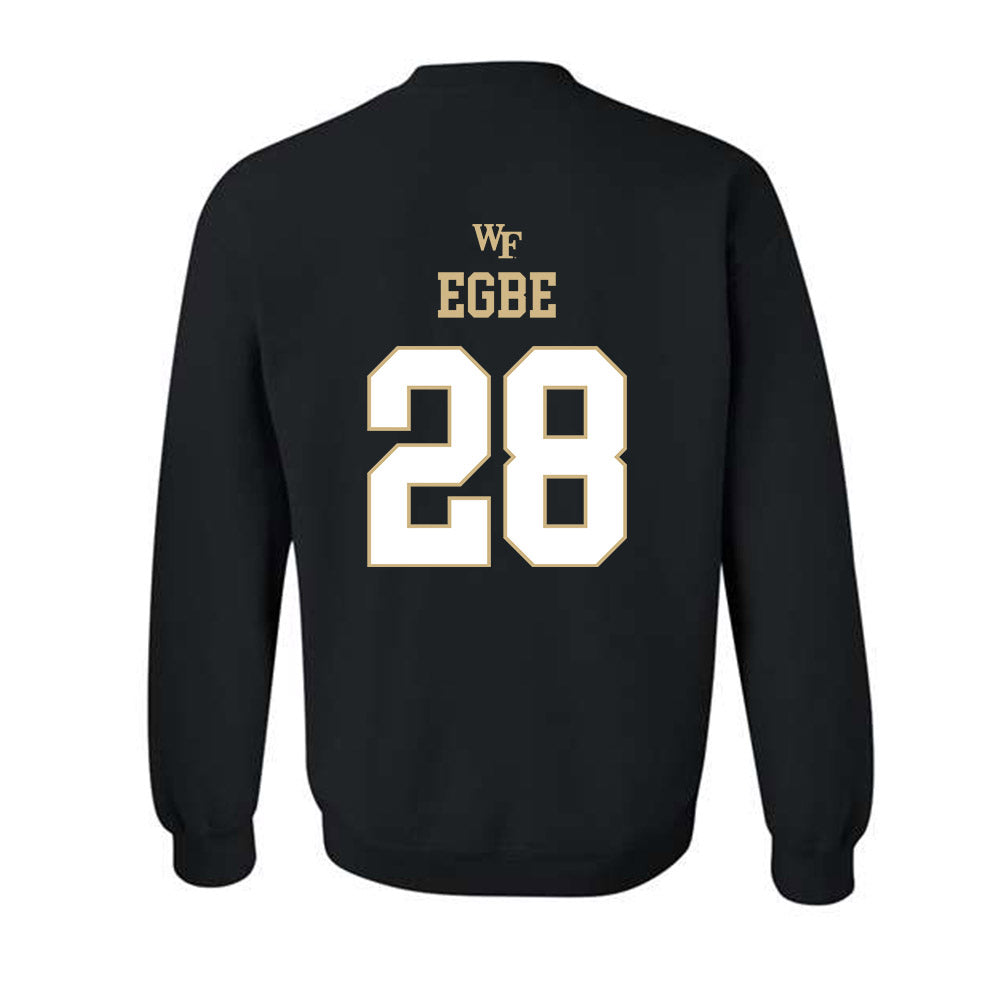 Wake Forest - NCAA Football : David Egbe - Sports Shersey Crewneck Sweatshirt-1