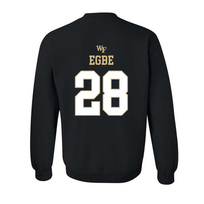 Wake Forest - NCAA Football : David Egbe - Sports Shersey Crewneck Sweatshirt-1