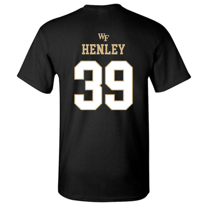 Wake Forest - NCAA Football : Ryan Henley - Sports Shersey T-Shirt-1