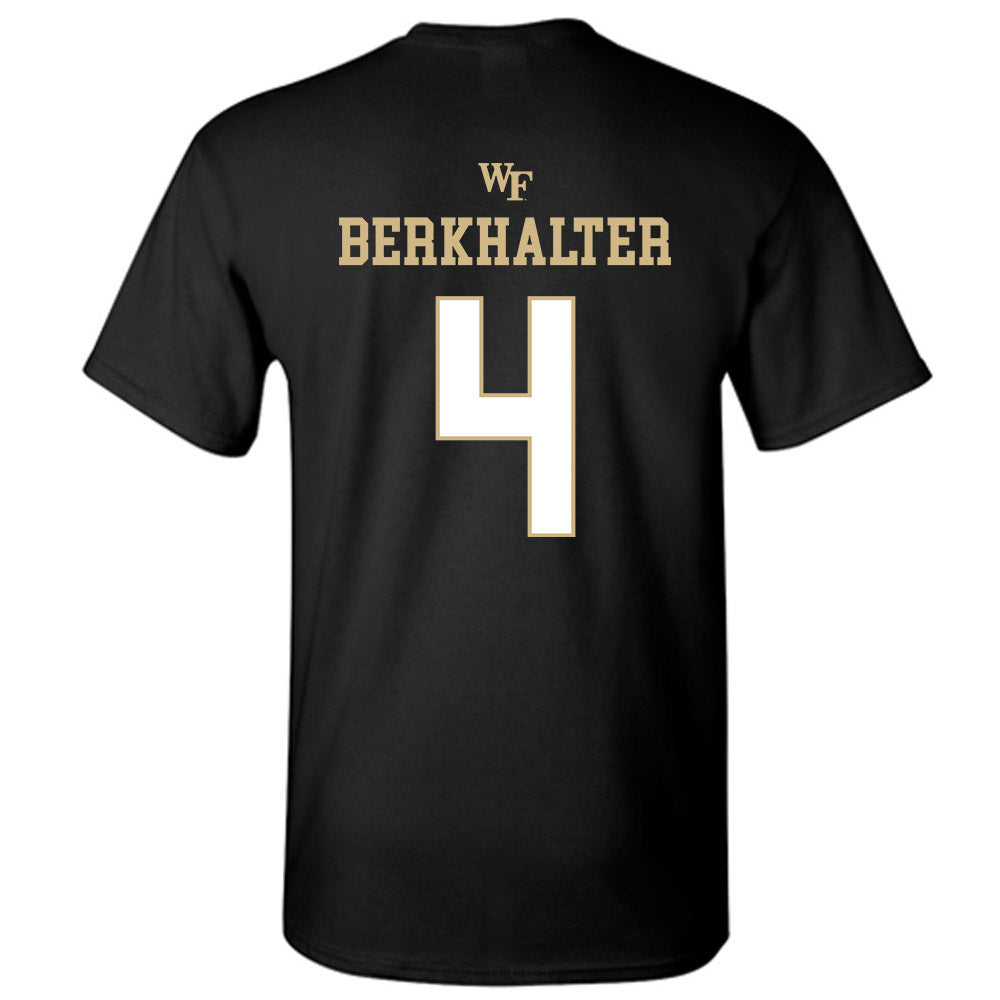 Wake Forest - NCAA Football : Sterling Berkhalter - Sports Shersey T-Shirt-1