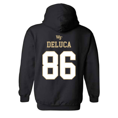 Wake Forest - NCAA Football : Dominic DeLuca - Hooded Sweatshirt Sports Shersey