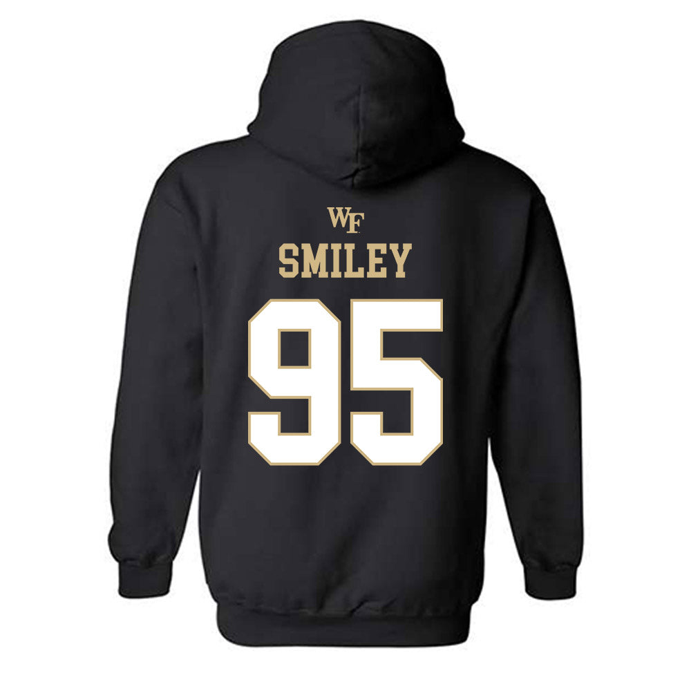Wake Forest - NCAA Football : Brandon Smiley - Sports Shersey Hooded Sweatshirt-1