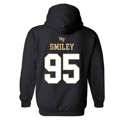 Wake Forest - NCAA Football : Brandon Smiley - Sports Shersey Hooded Sweatshirt-1