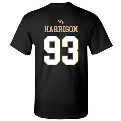 Wake Forest - NCAA Football : Josh Harrison - Sports Shersey T-Shirt-1