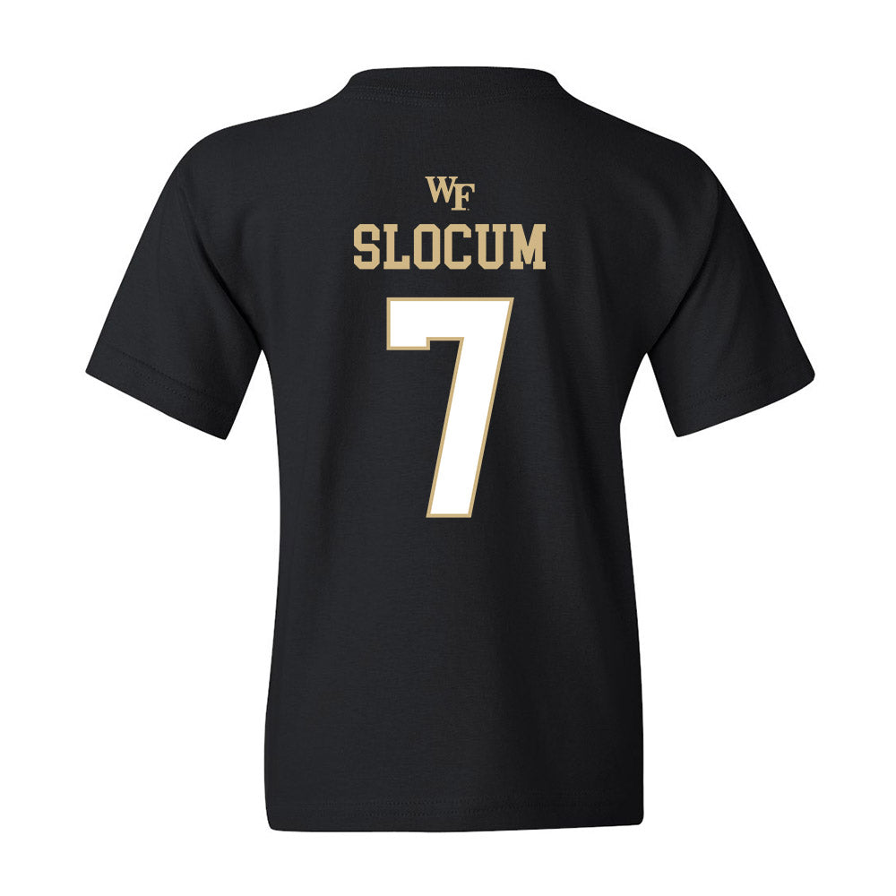 Wake Forest - NCAA Football : Evan Slocum - Youth T-Shirt Sports Shersey