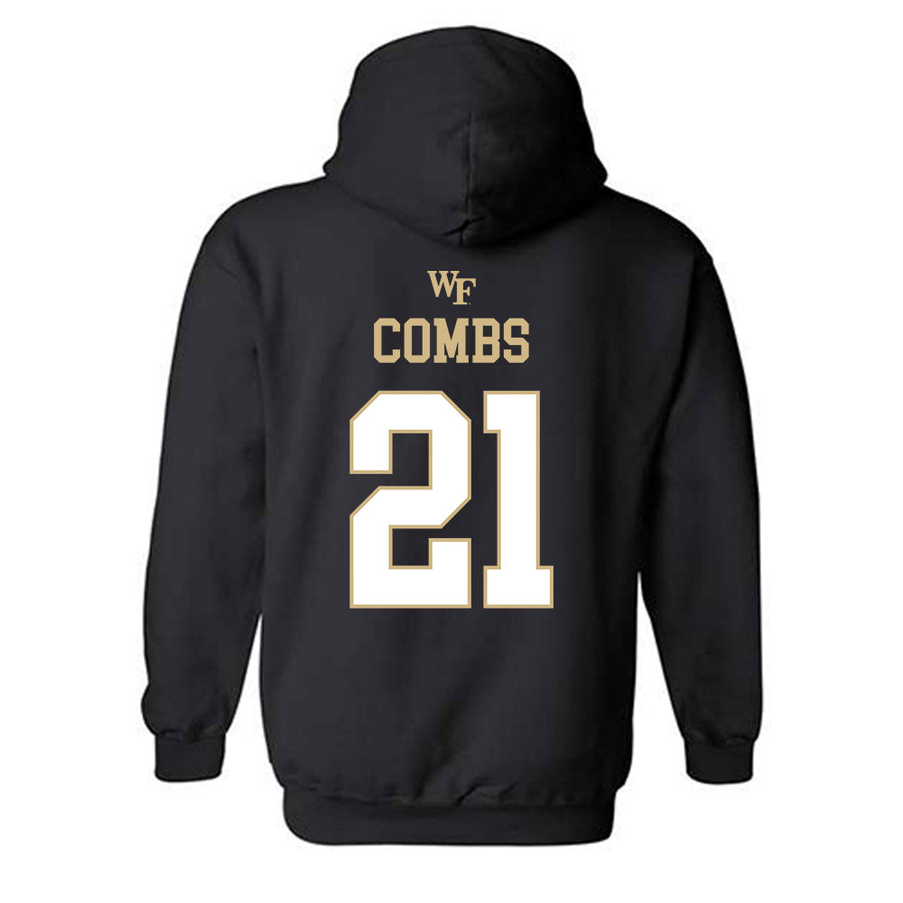 Wake Forest - NCAA Football : Branson Combs - Hooded Sweatshirt Sports Shersey