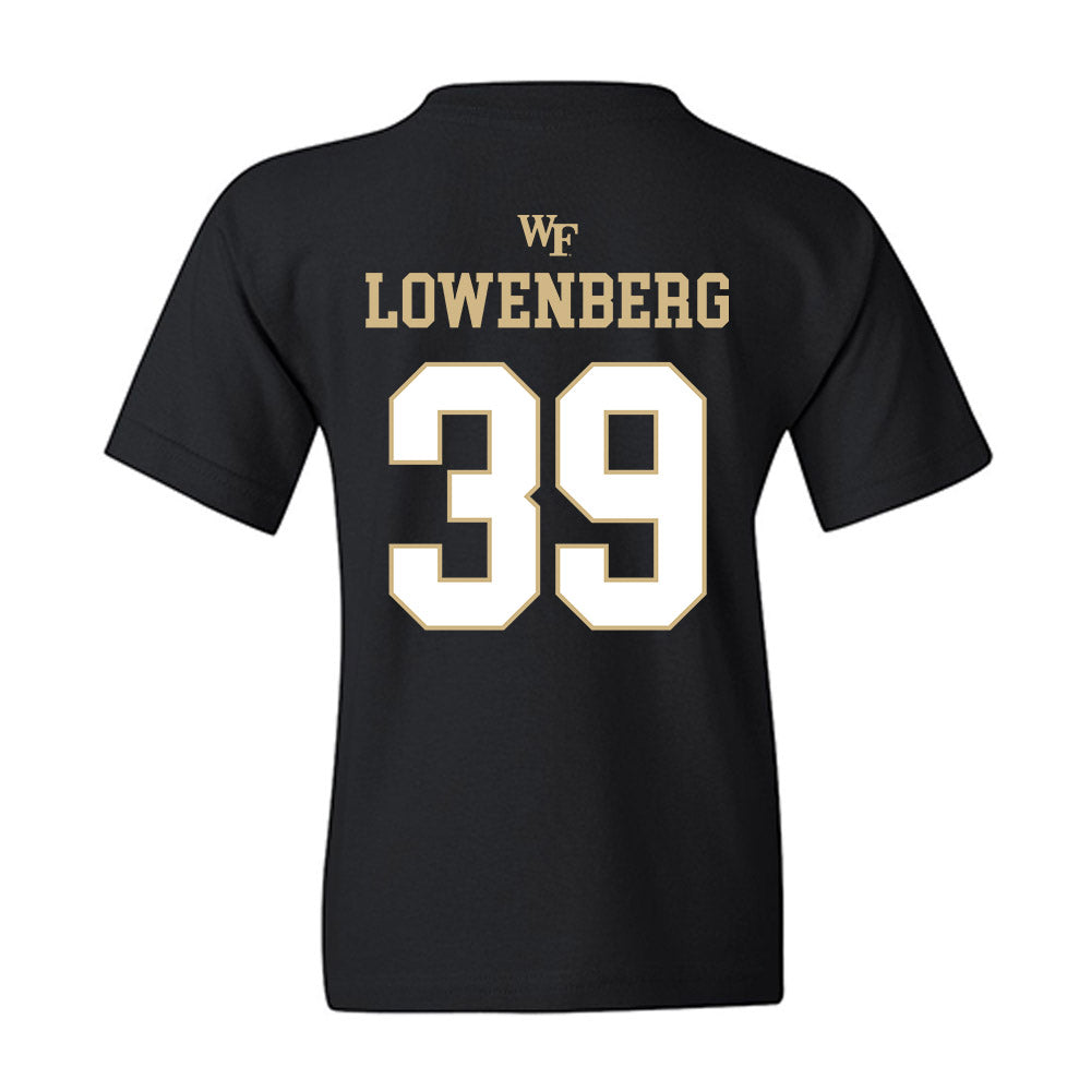 Wake Forest - NCAA Football : Joel Lowenberg - Sports Shersey Youth T-Shirt-1