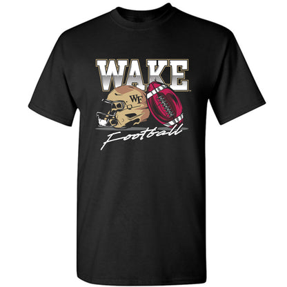Wake Forest - NCAA Football : Connor Calvert - Sports Shersey T-Shirt-0